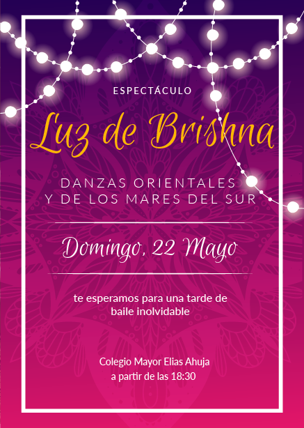 Rueda cubana en el espectáculo Luz de Brishna en Madrid