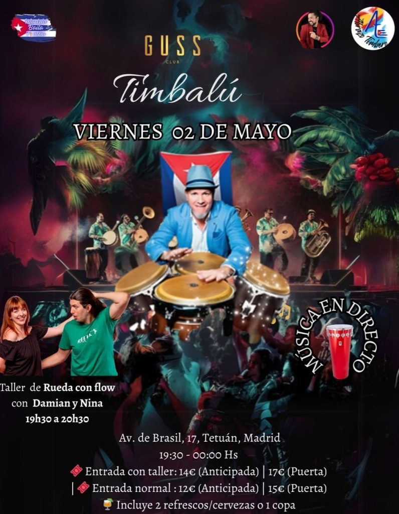 Dame2Salsa participating in the Timbalú event