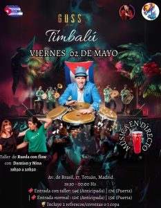 Participación de Dame2Salsa en el evento Timbalú